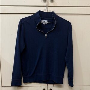 Southern Tide Men's Navy Quarter Sweater